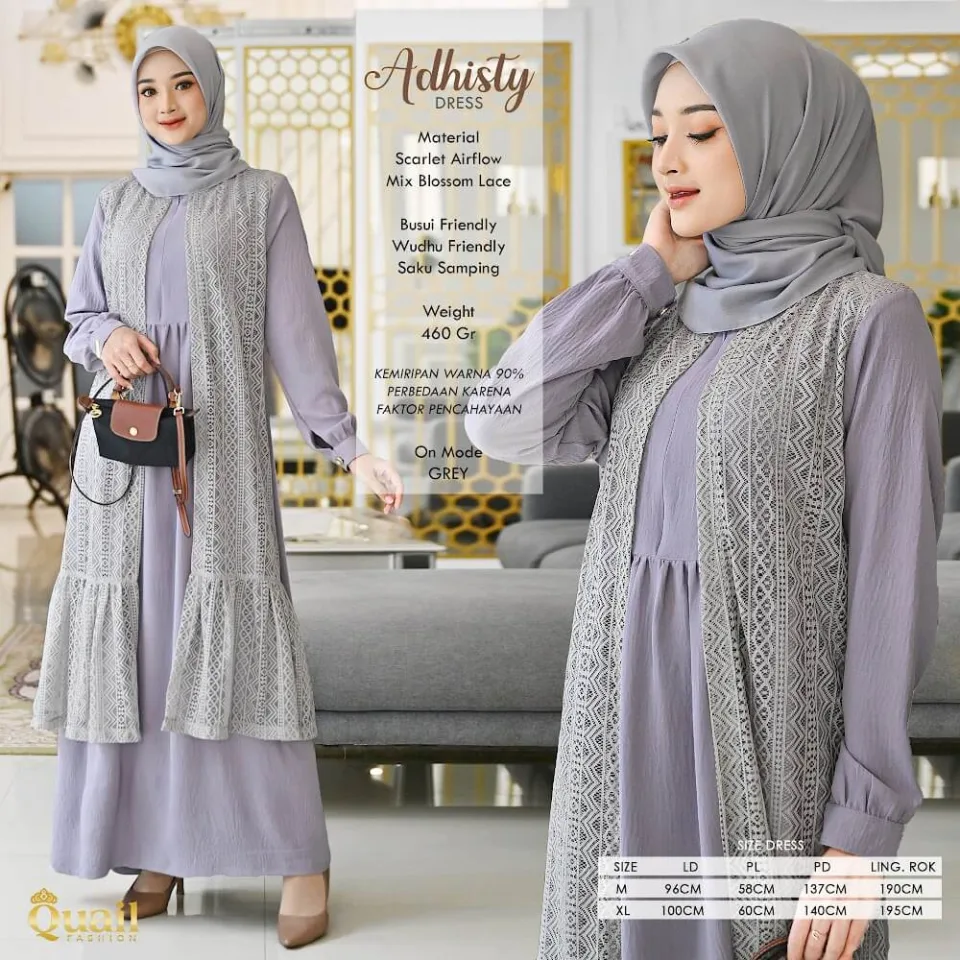 Adhisty Dress — Gamis & Dress