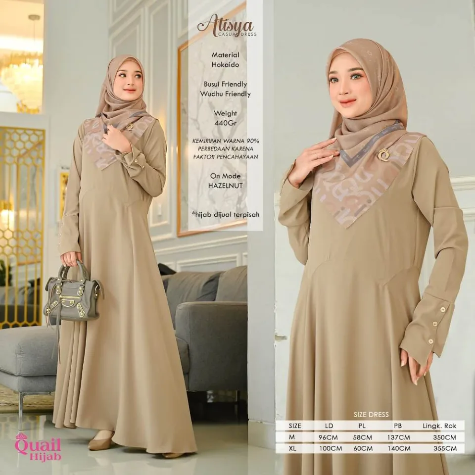 Atisya Dress — Gamis & Dress